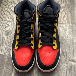 Jordan Kids Sneakers - Red, Black, Yellow